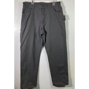 Mens Dickies Heavy Cotton‎ Carpenter Work Pants Gray 38 x 32